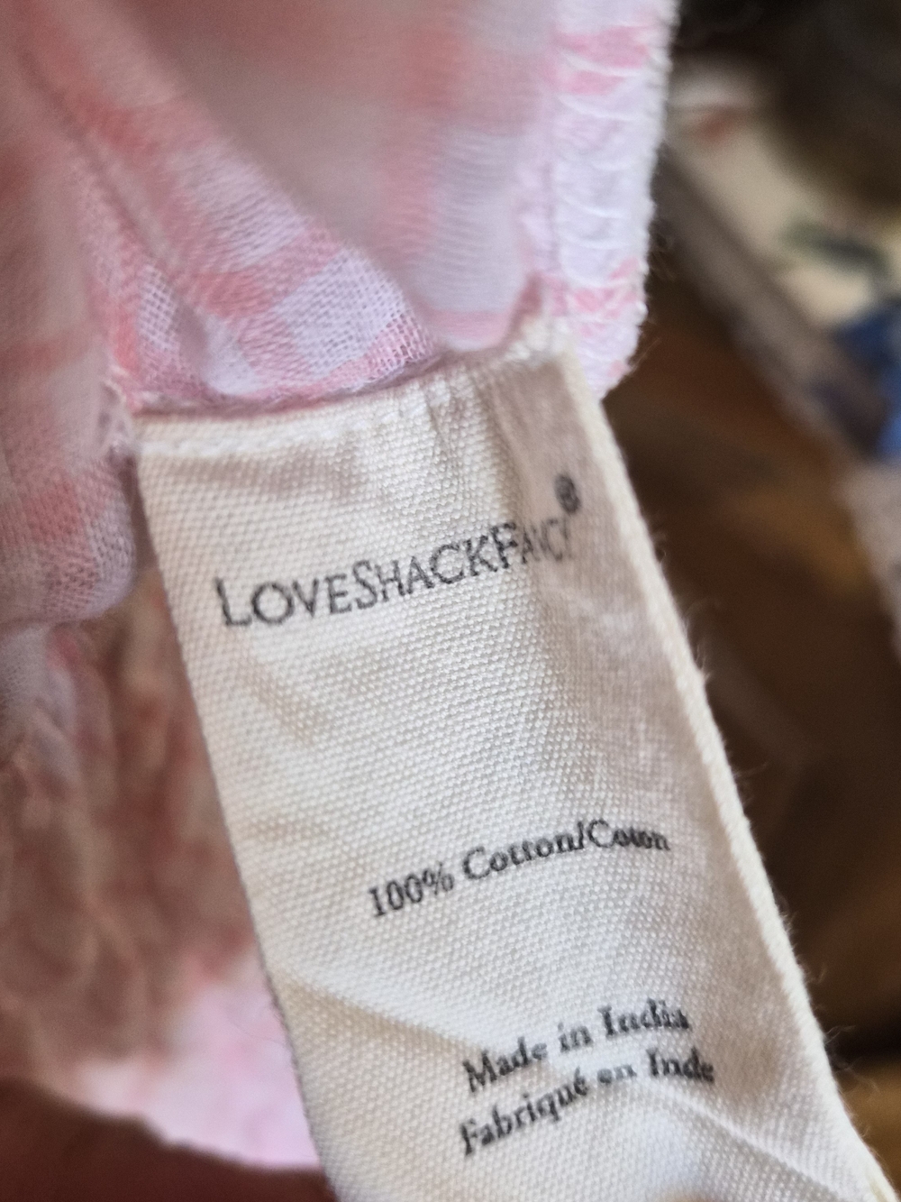 Loveshackfancy Cotton Pink Gingham Cottagecore Dress - Picture 7 of 8